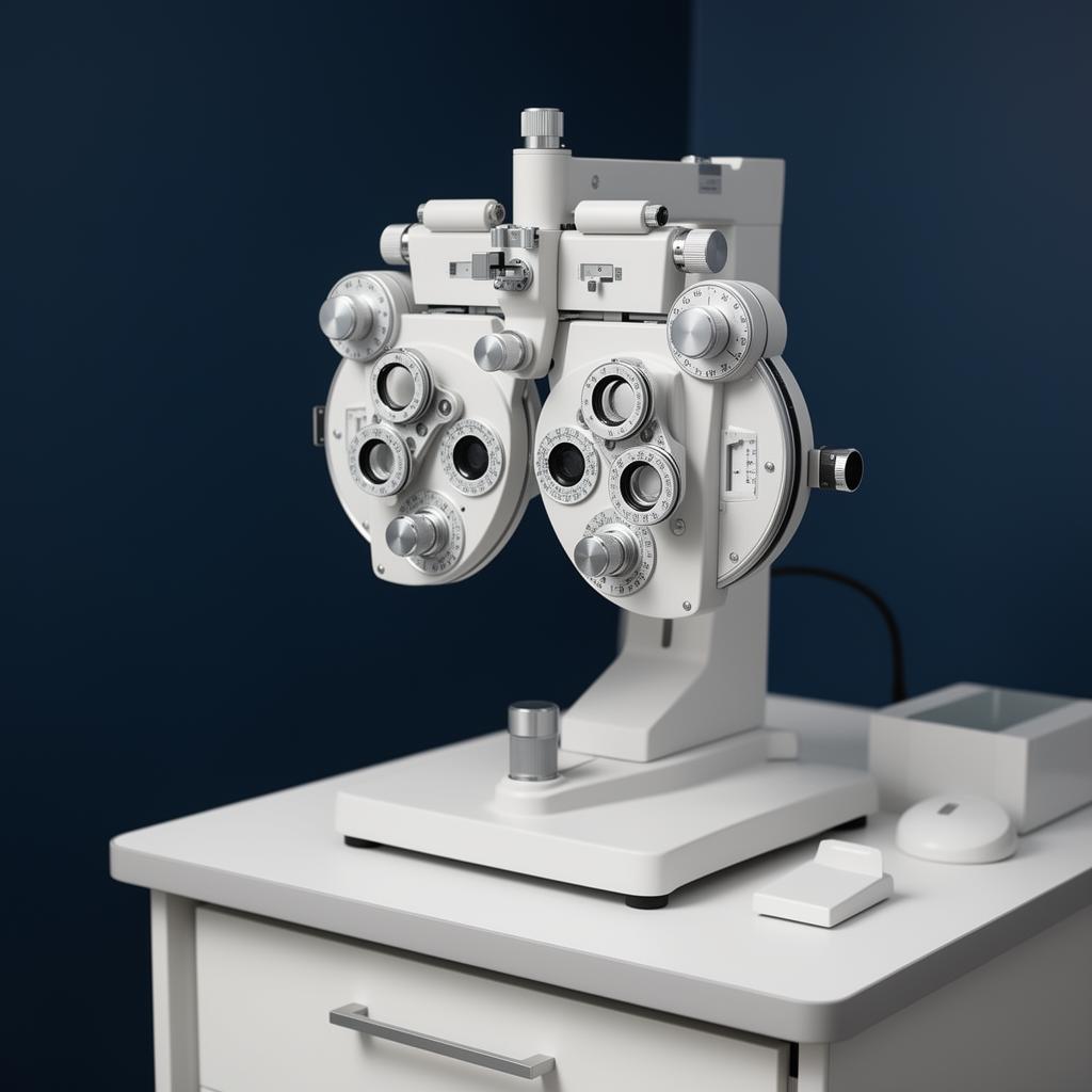Modern optometry exam equipment